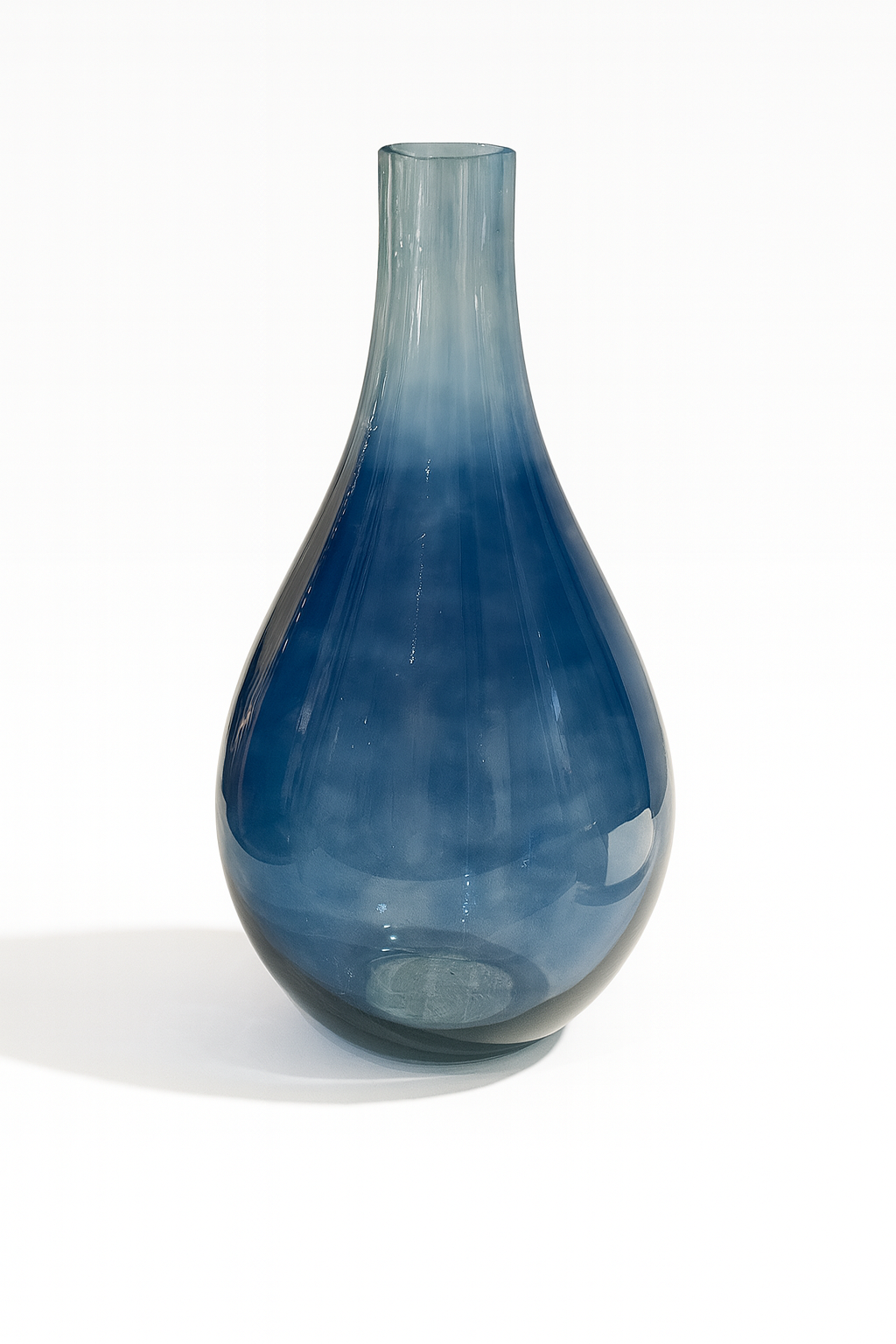 Azure Teardrop Vase