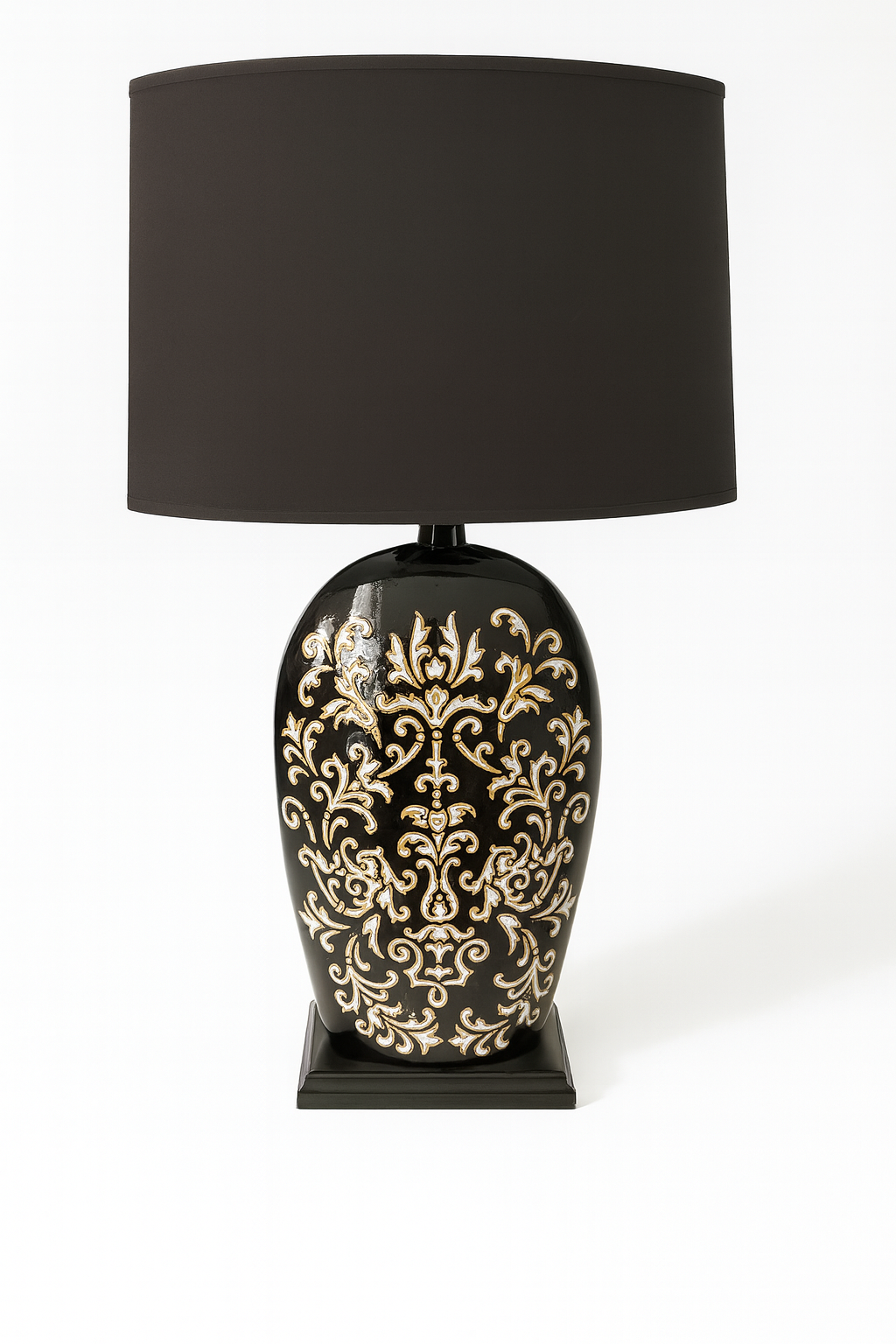 Baroque Black Lamp