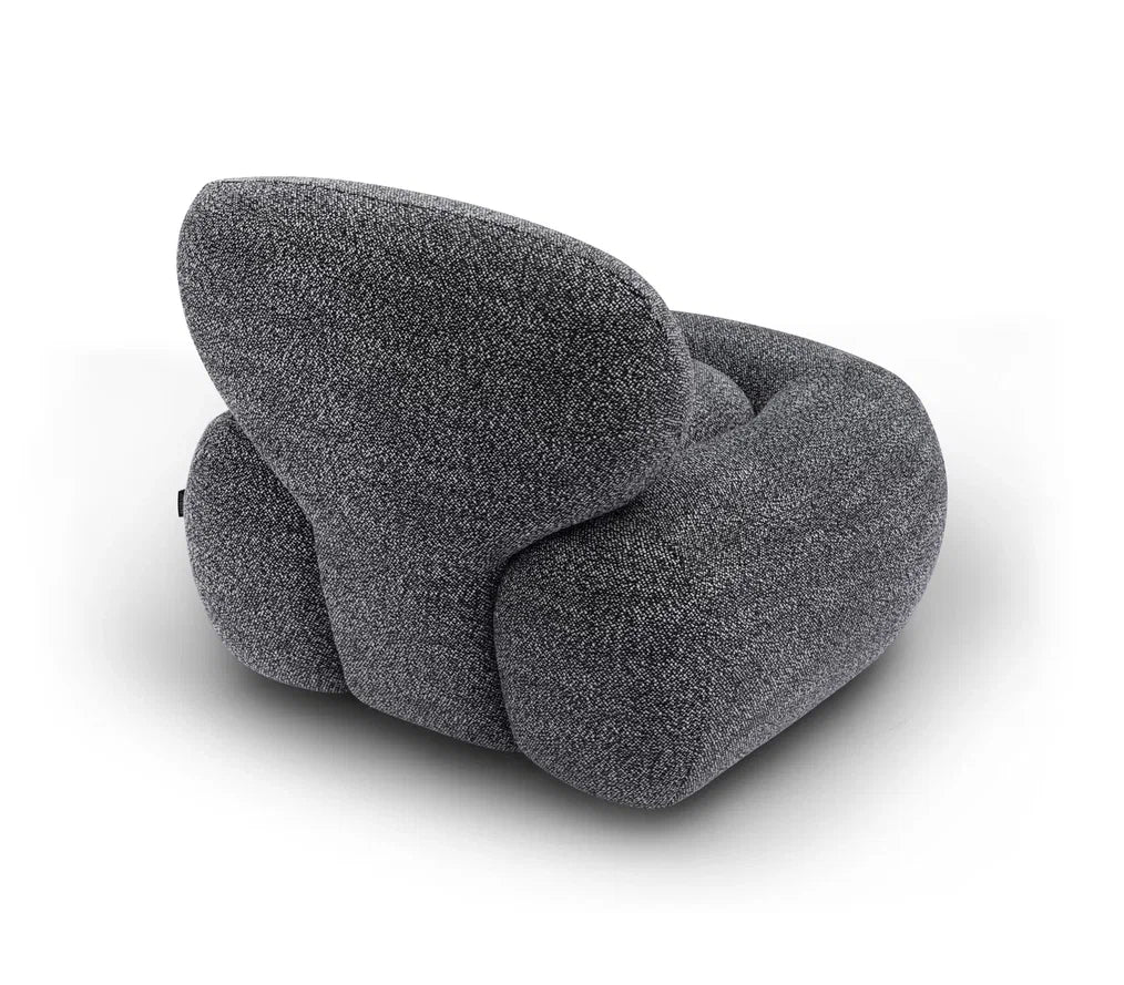 Bolzano Gray Swivel Occasional Chair