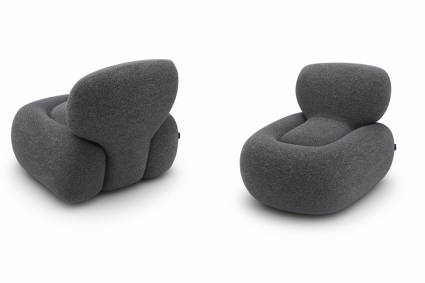 Bolzano Gray Swivel Occasional Chair
