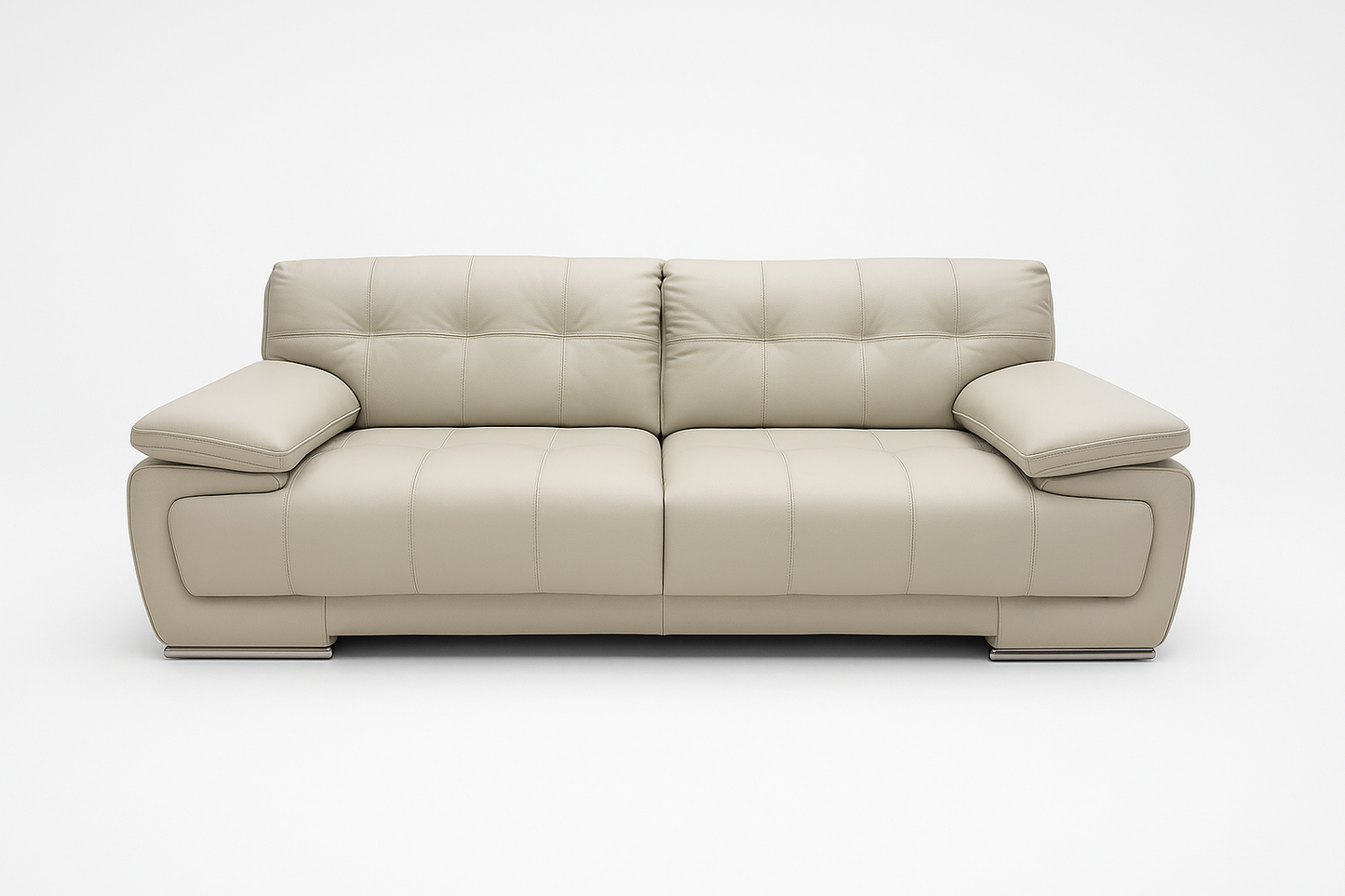 Livorno Full Leather 3 Division Couch