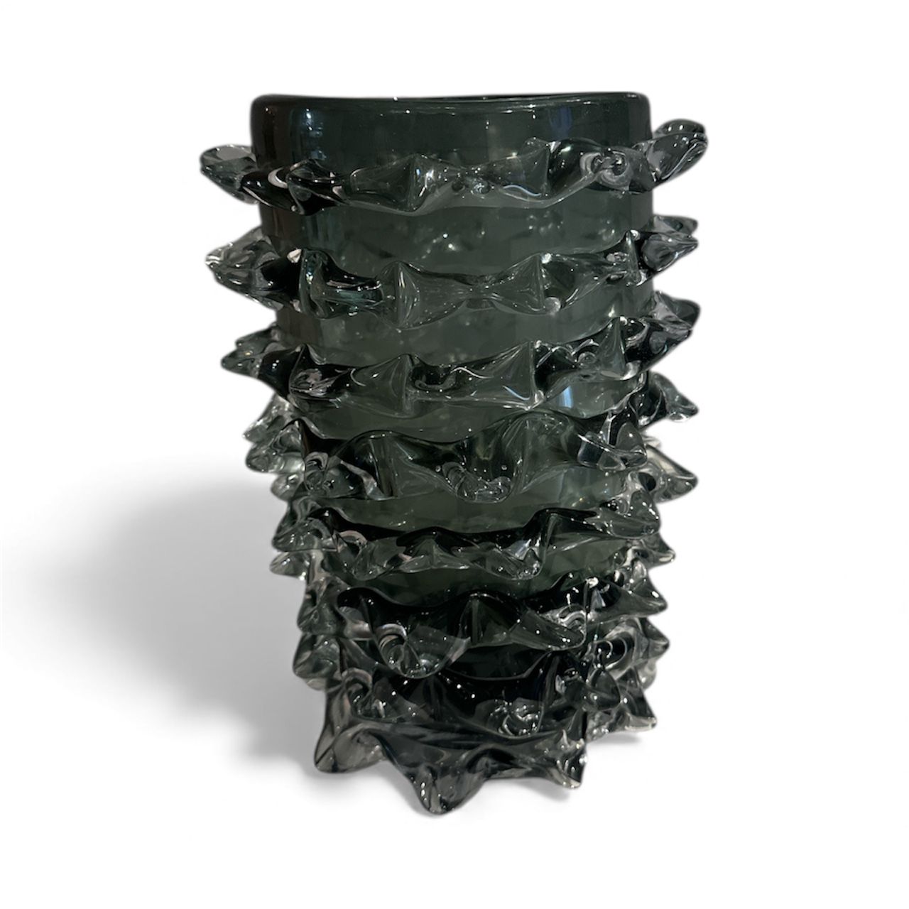Glacier Smokey Vase