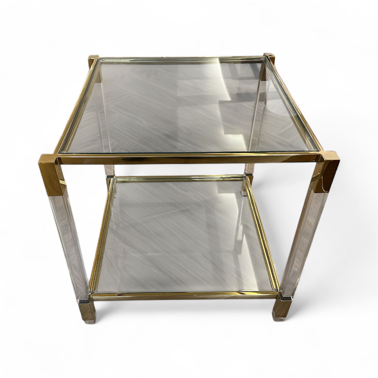 Gold Perspex Table