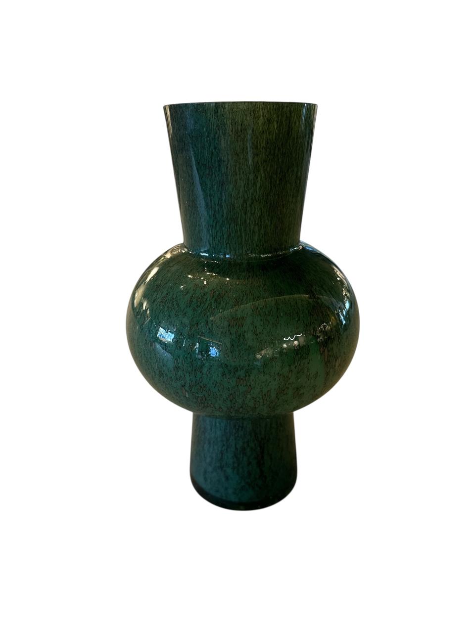 Green Bulb Vase