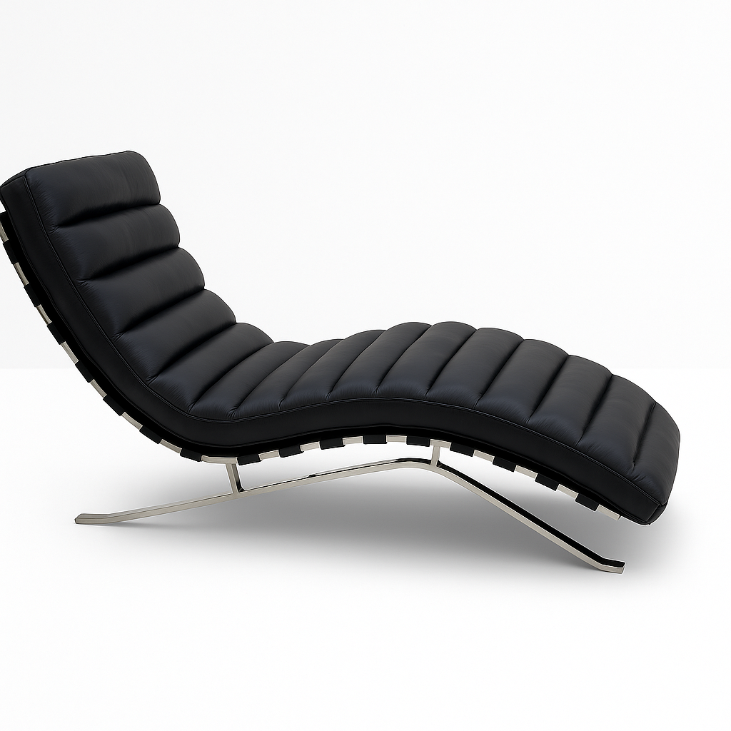 Lazio Full Leather Chaise