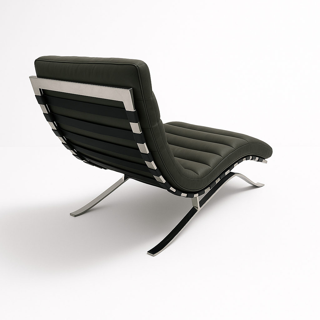 Lazio Full Leather Chaise