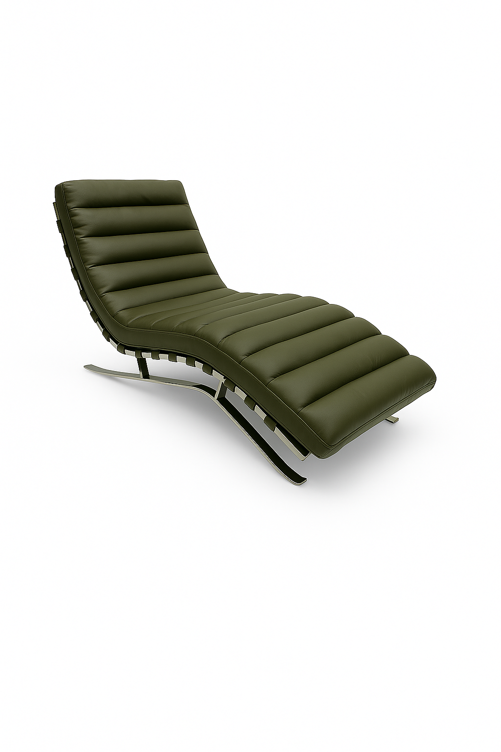 Lazio Full Leather Chaise