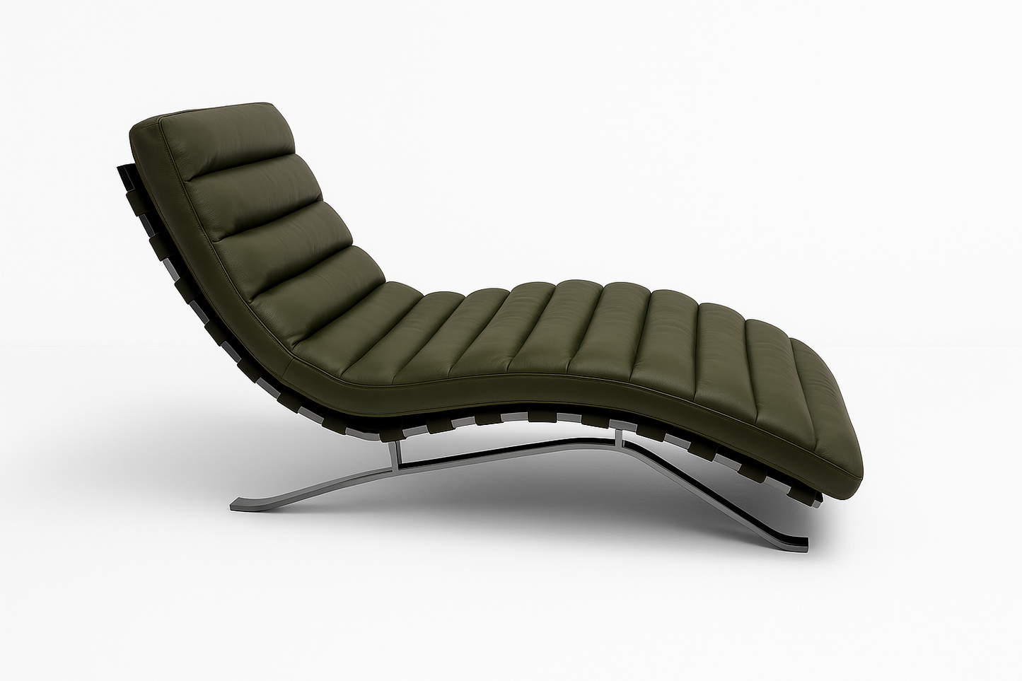 Lazio Full Leather Chaise