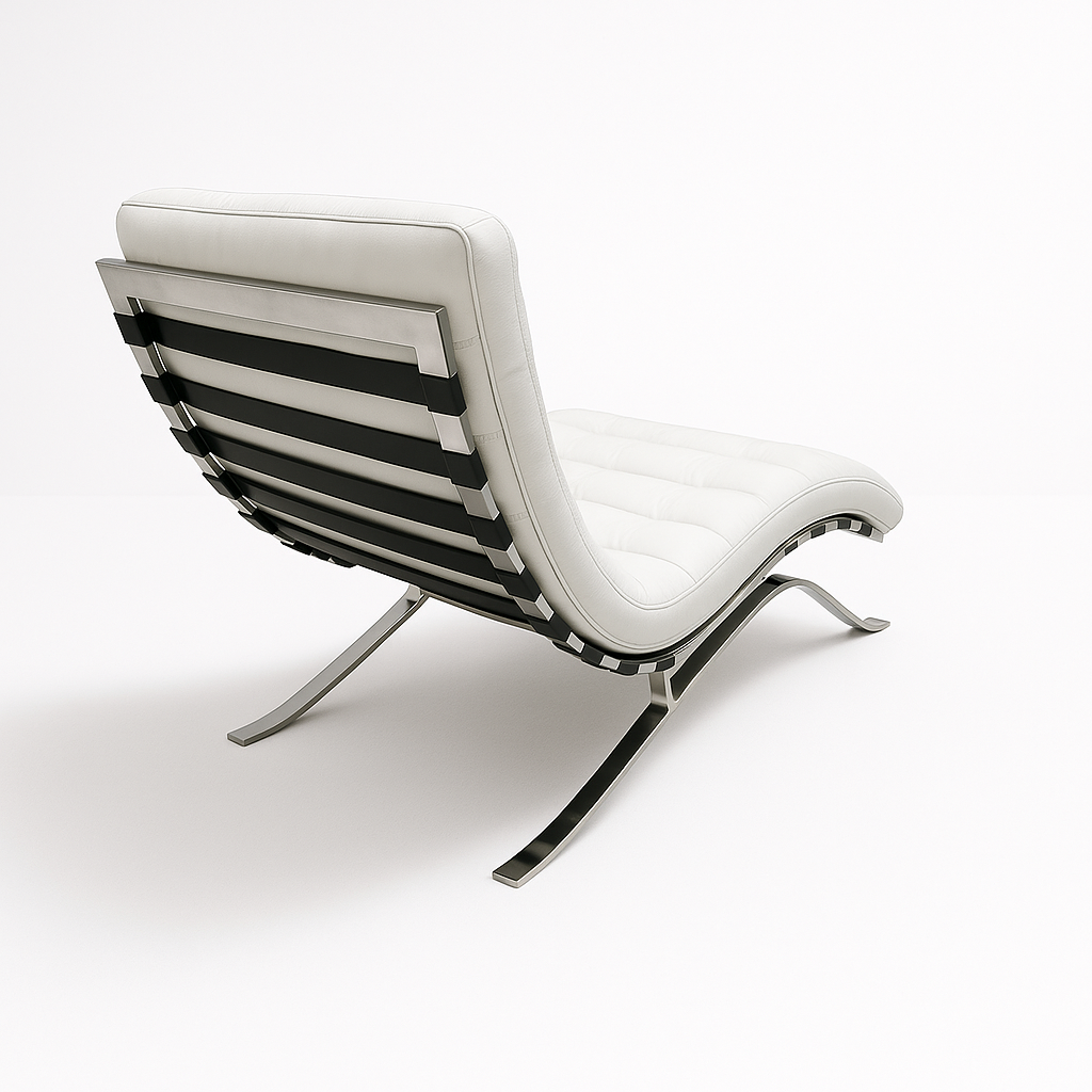 Lazio Full Leather Chaise