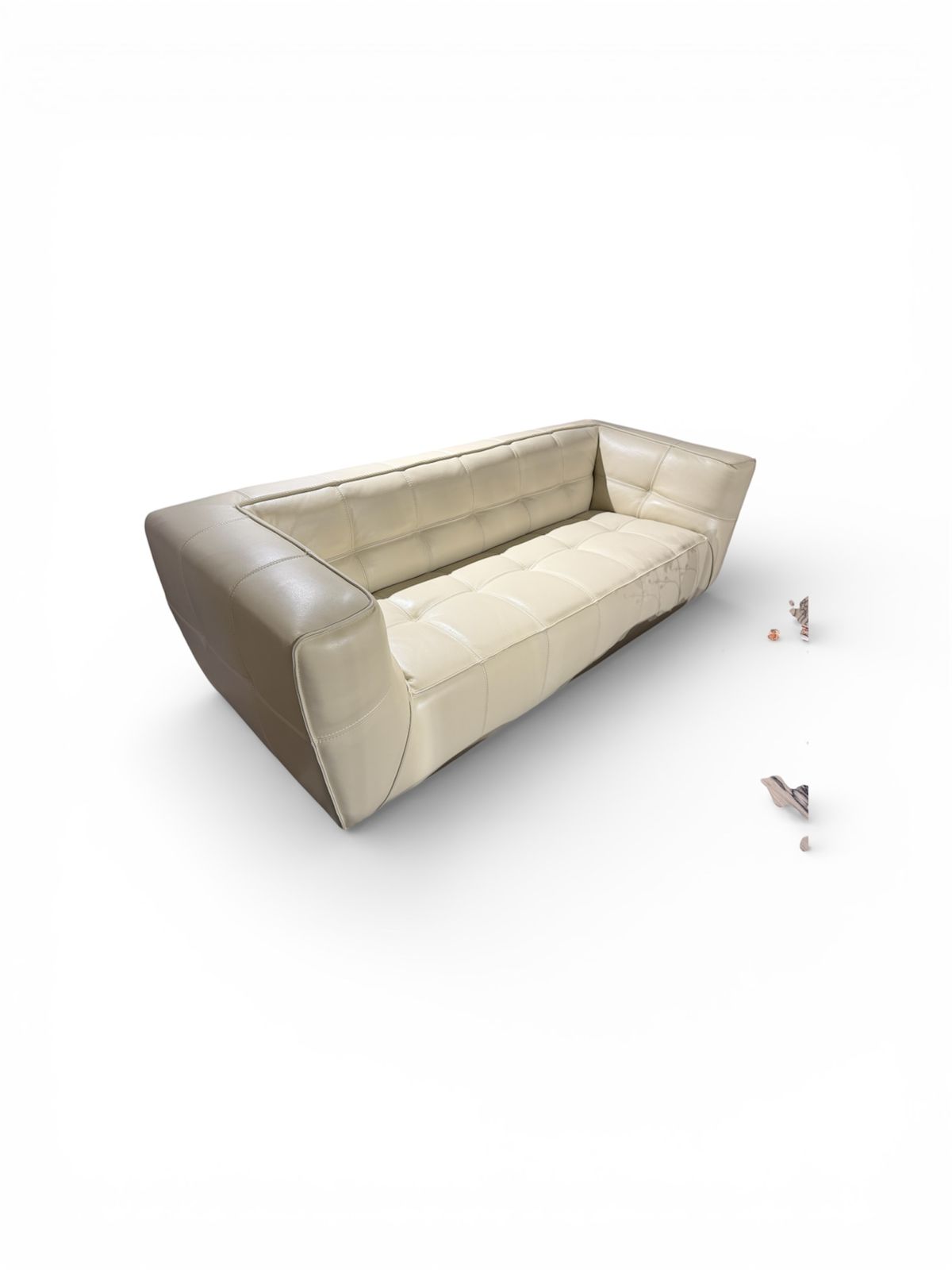 Le Blanc Leather Couch