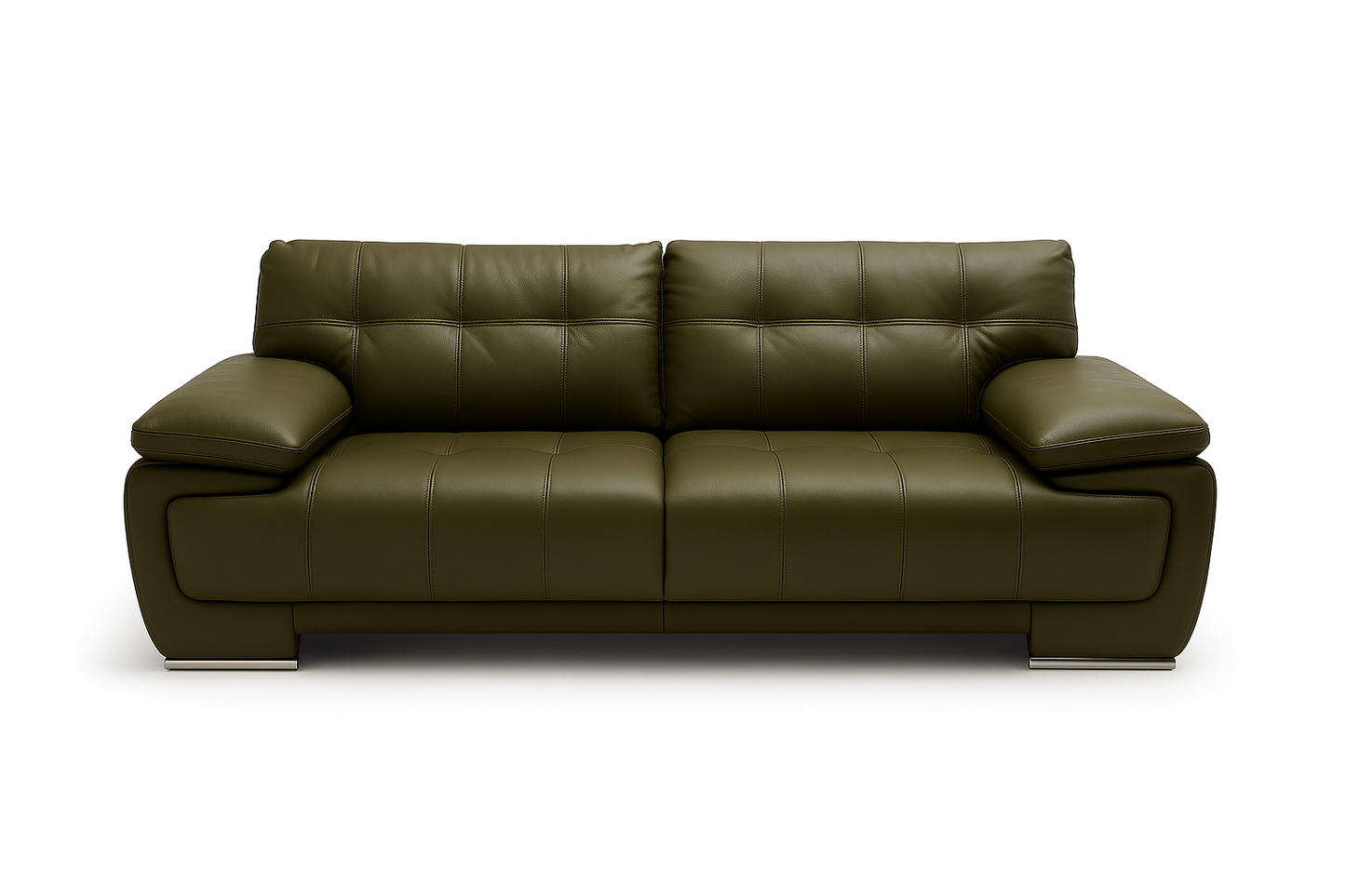 Livorno Full Leather 3 Division Couch