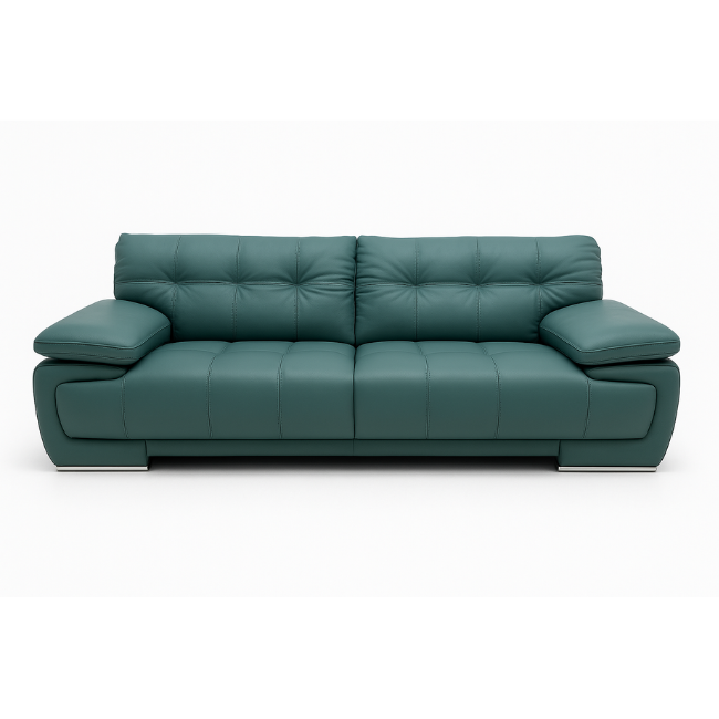 Livorno Full Leather 3 Division Couch