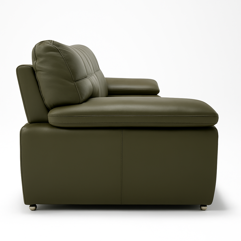 Livorno Full Leather 3 Division Couch