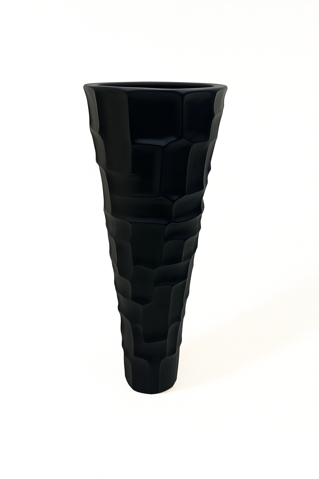 Matt Black Dimple Pots