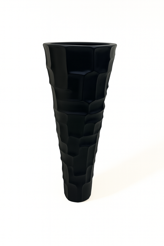 Matt Black Dimple Pots