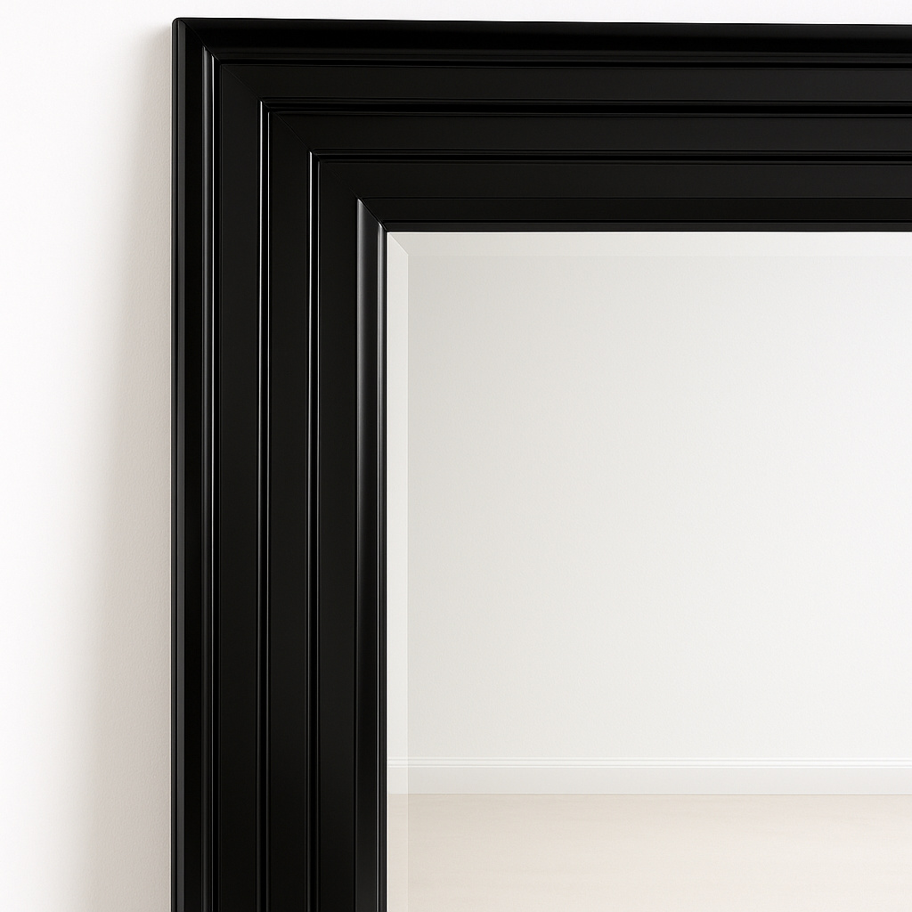 Black Frame Designer Mirror