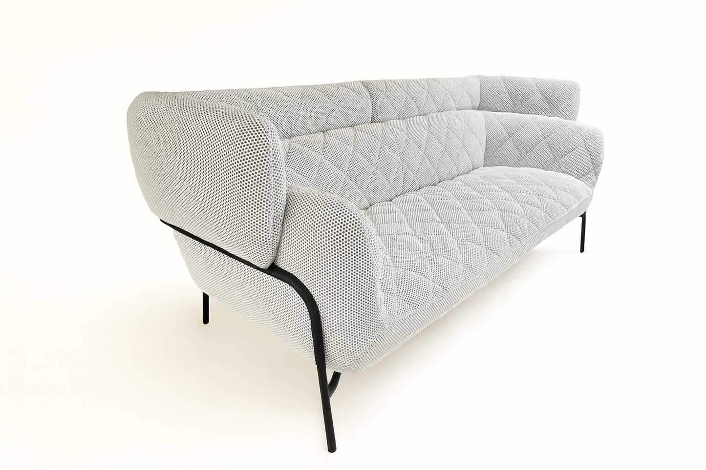 Nancy white Fabric Couch