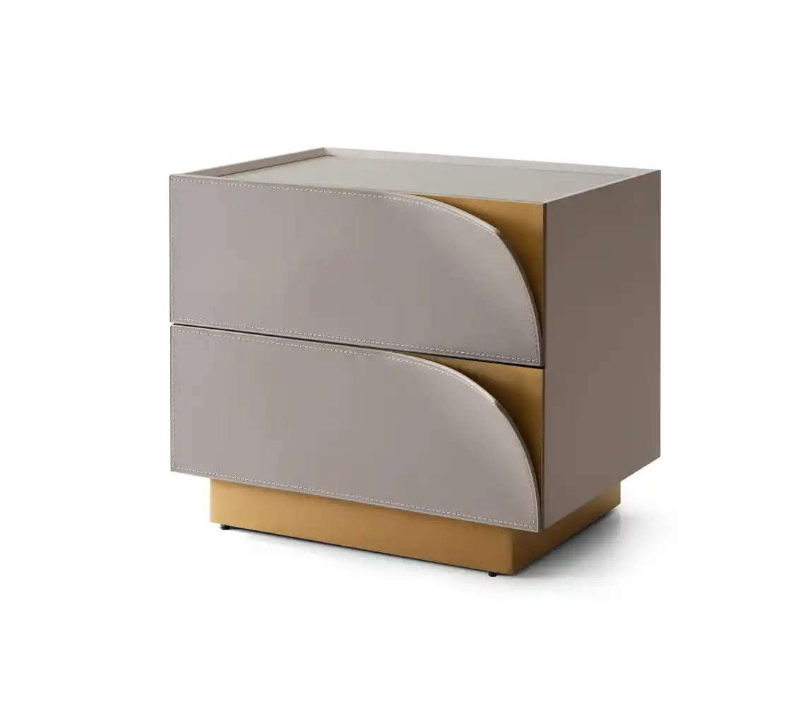 Bedside Piuma 2 Drawer Table
