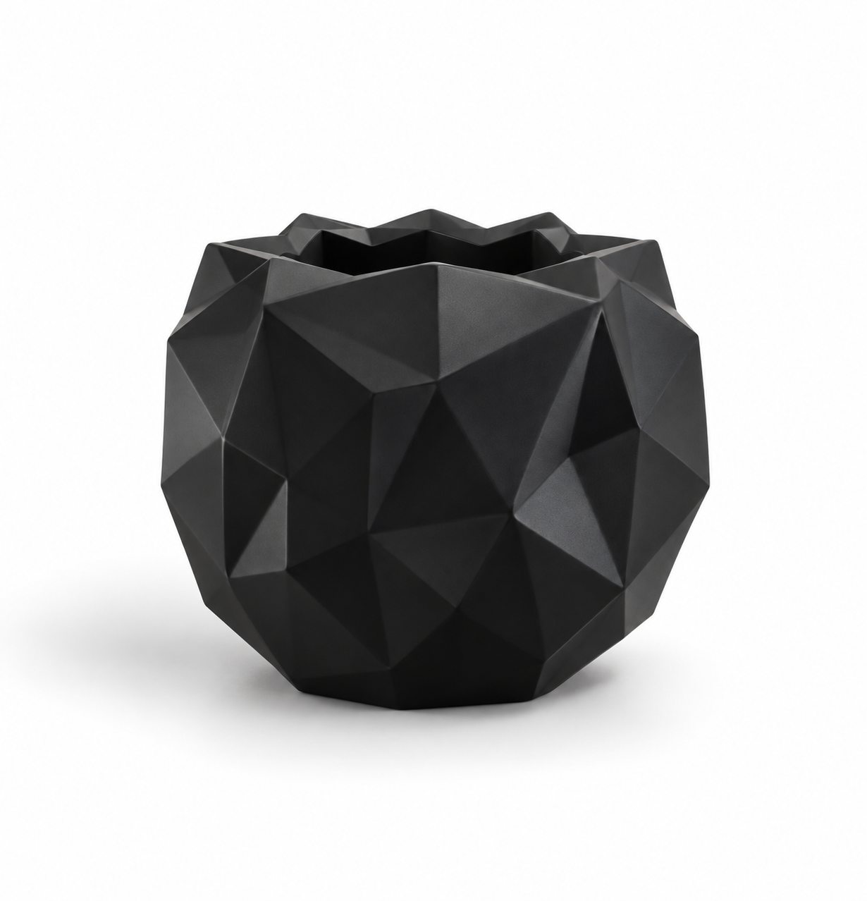 Rubix Black Matt Pot