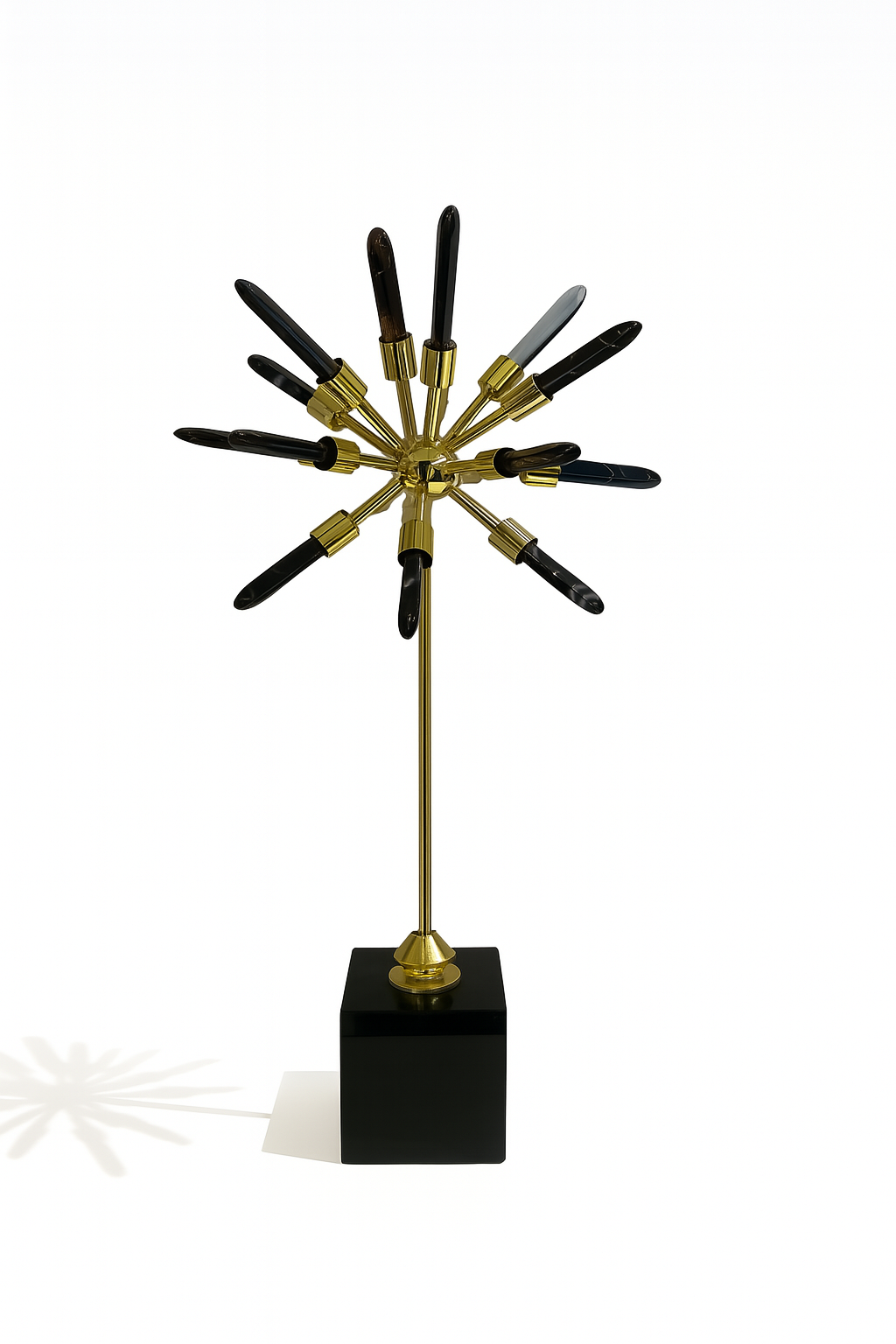 Starburst Gold & Black Ornament