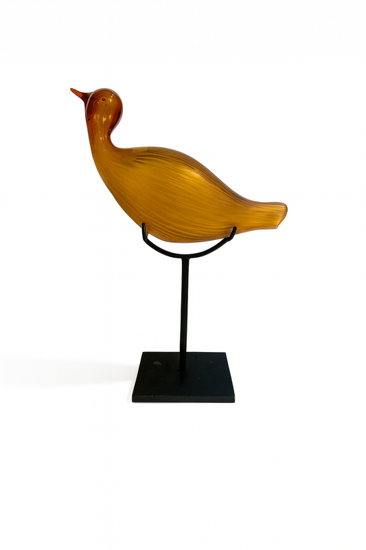 Ambercrest Glass Bird