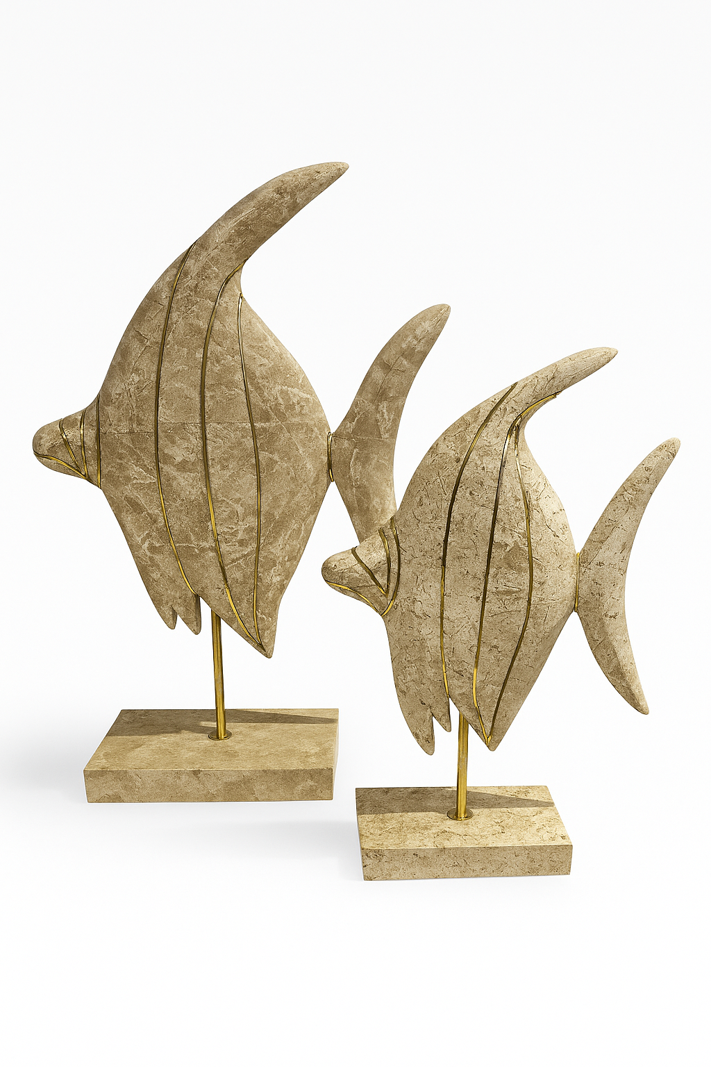 Angel Fish Stone Gold