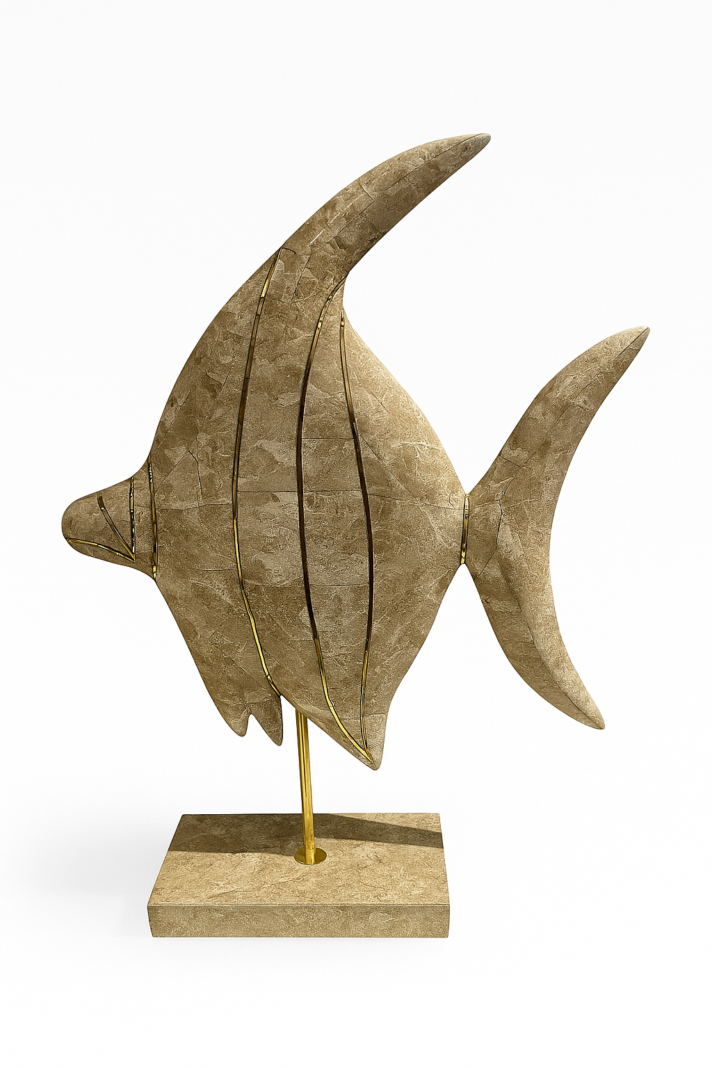 Angel Fish Stone Gold