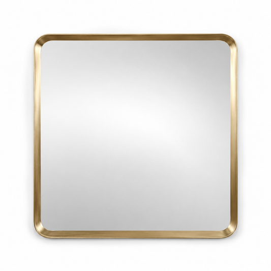 Aurelia Gold Square Mirror