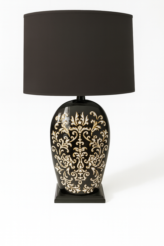 Baroque Black Lamp