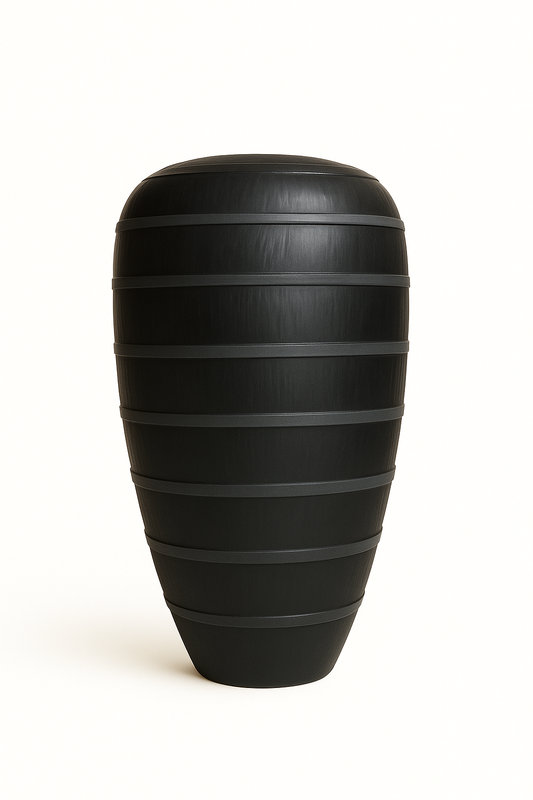 Black Glass Vase
