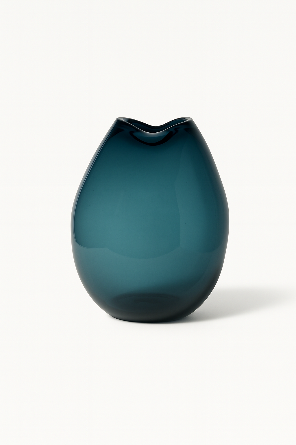 Blue Sculptural Vase