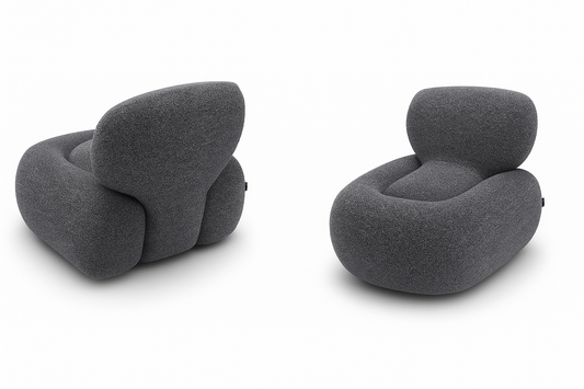 Bolzano Gray Swivel Occasional Chair
