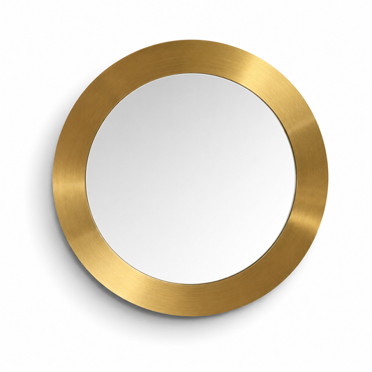 Cinderella Gold Round Mirror
