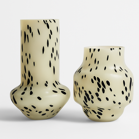 Dalmatian Glass Vase