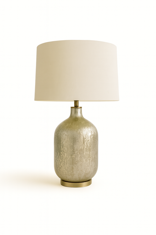Gold Glass Lamp