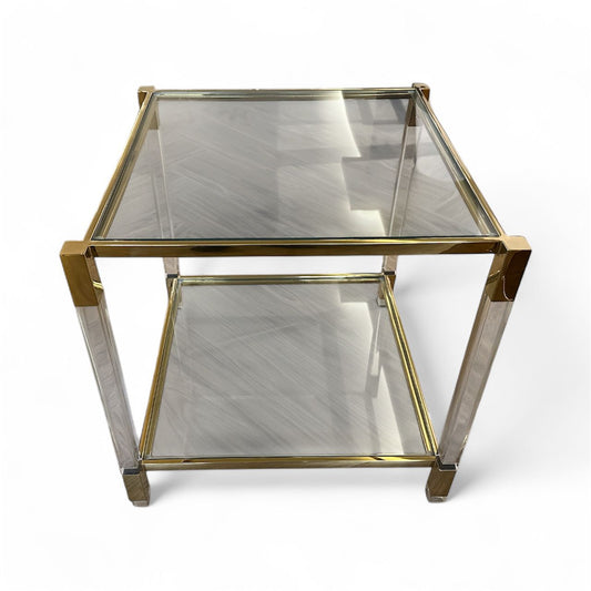 Gold Perspex Table