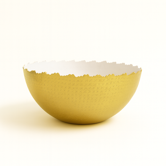 Golden Eggshell Bowl