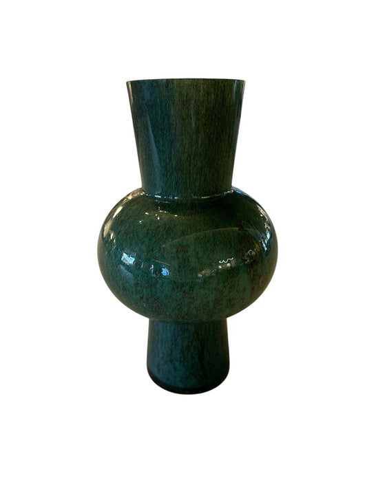 Green Bulb Vase