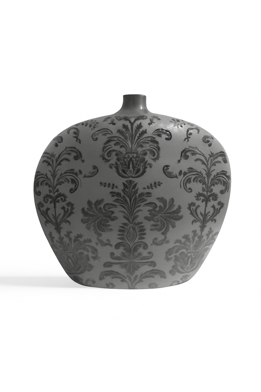 Grey Regal Vase