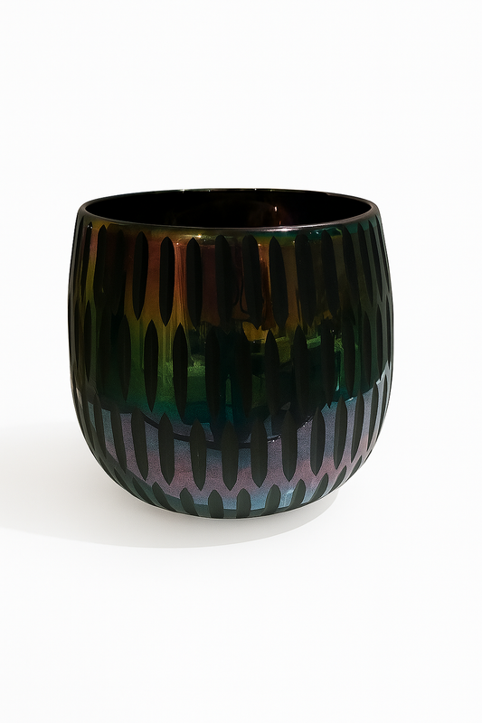 Iridescent Glass Vase