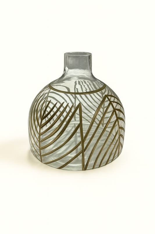 Leaf Glass Vase