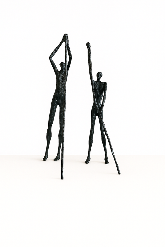 Man & Woman Abstract Figurine Set