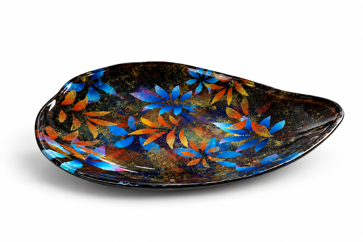 Matisse Midnight Floral Plate