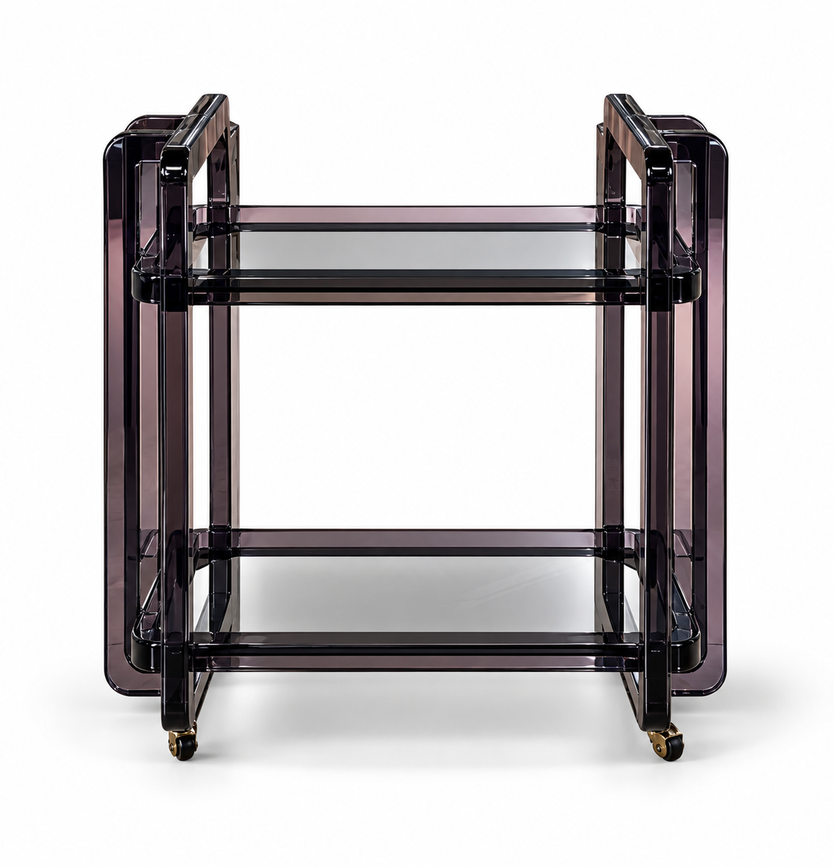 Mayfair Smokey Perspex Trolley