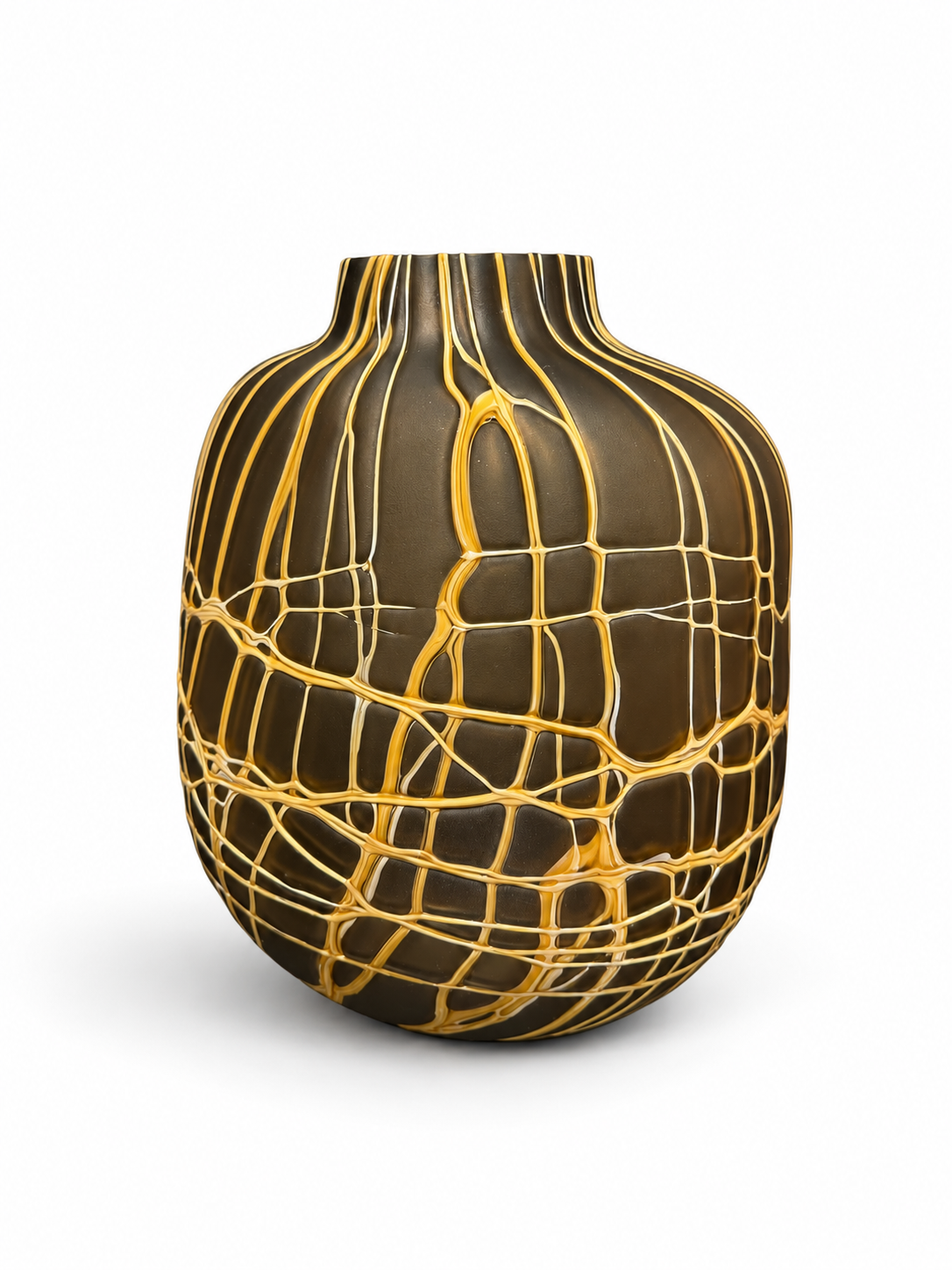 Monet Gold Glass Vase