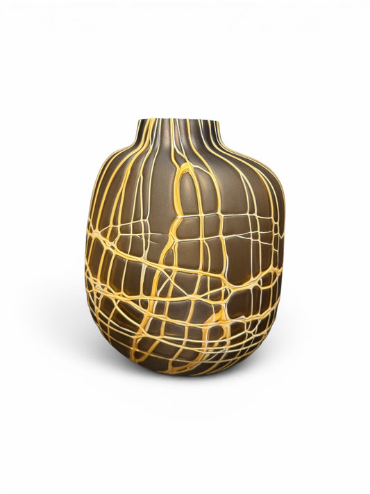 Monet Gold Glass Vase