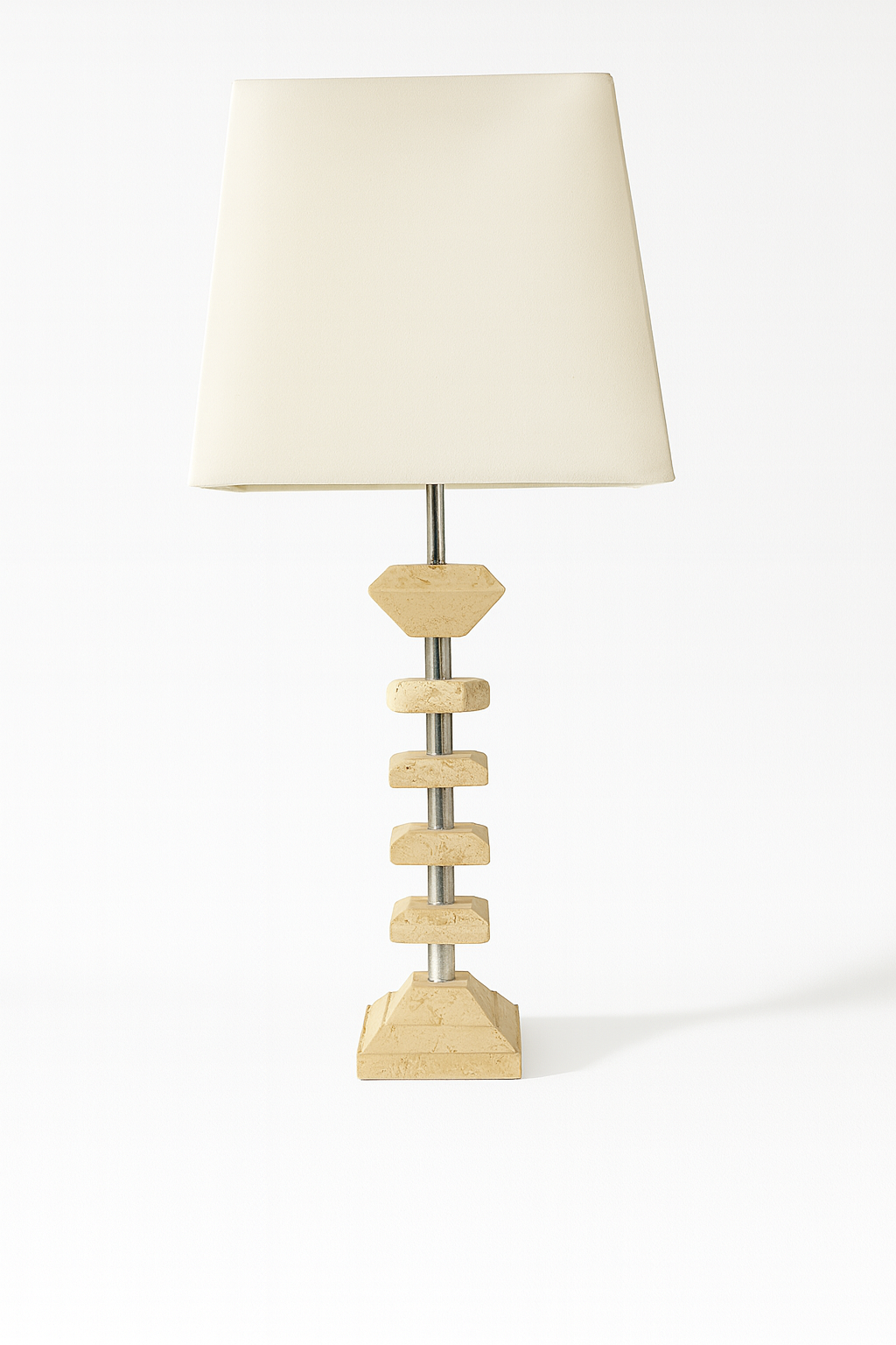 Monument Travertine Table Lamp