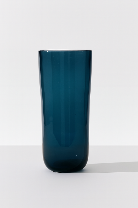 Navy Blue Tall Vase
