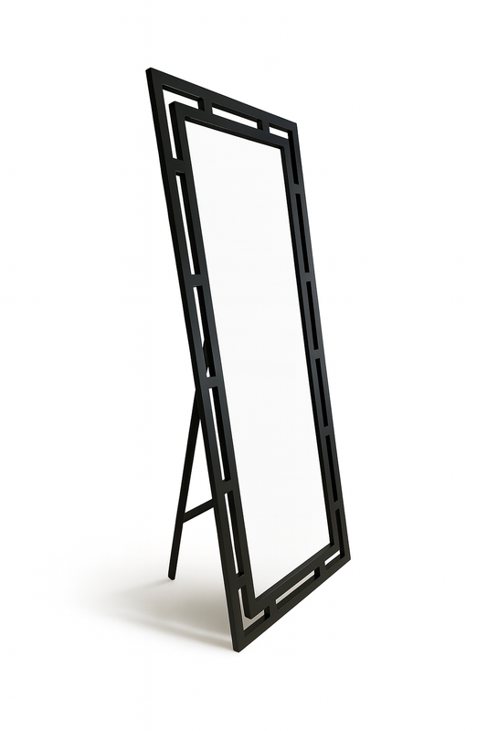 Nero Smokey Perspex Floor Standing Mirror