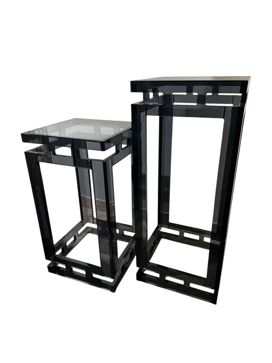 Nero Smokey Perspex Podiums